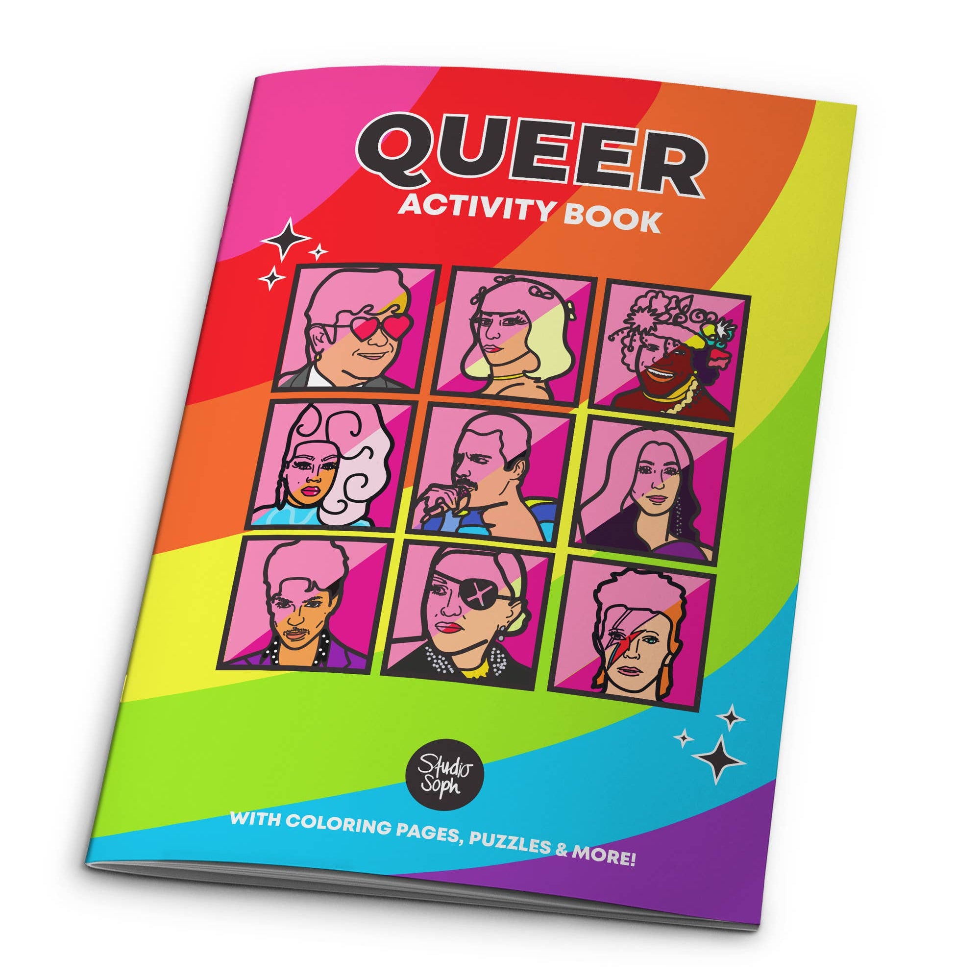 LGBTQ+ Queer Activity Coloring Book