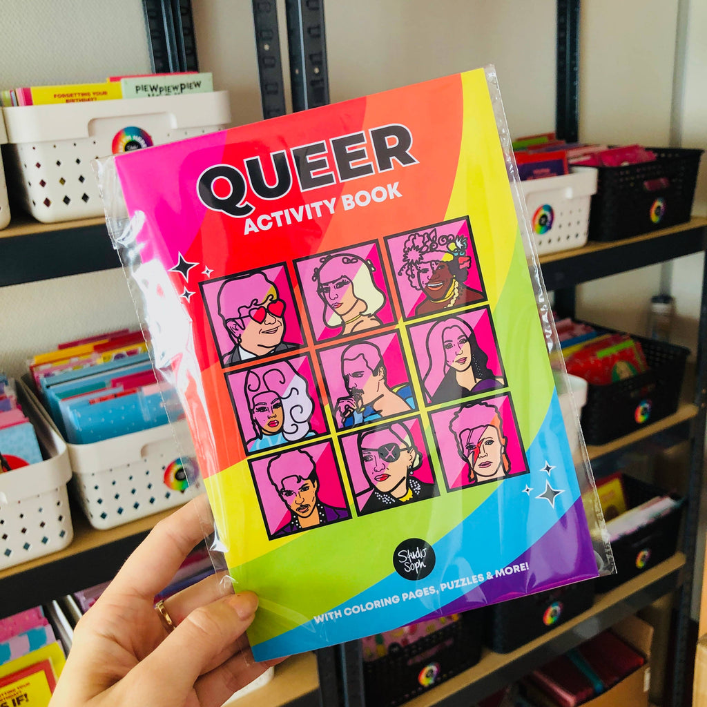 LGBTQ+ Queer Activity Coloring Book