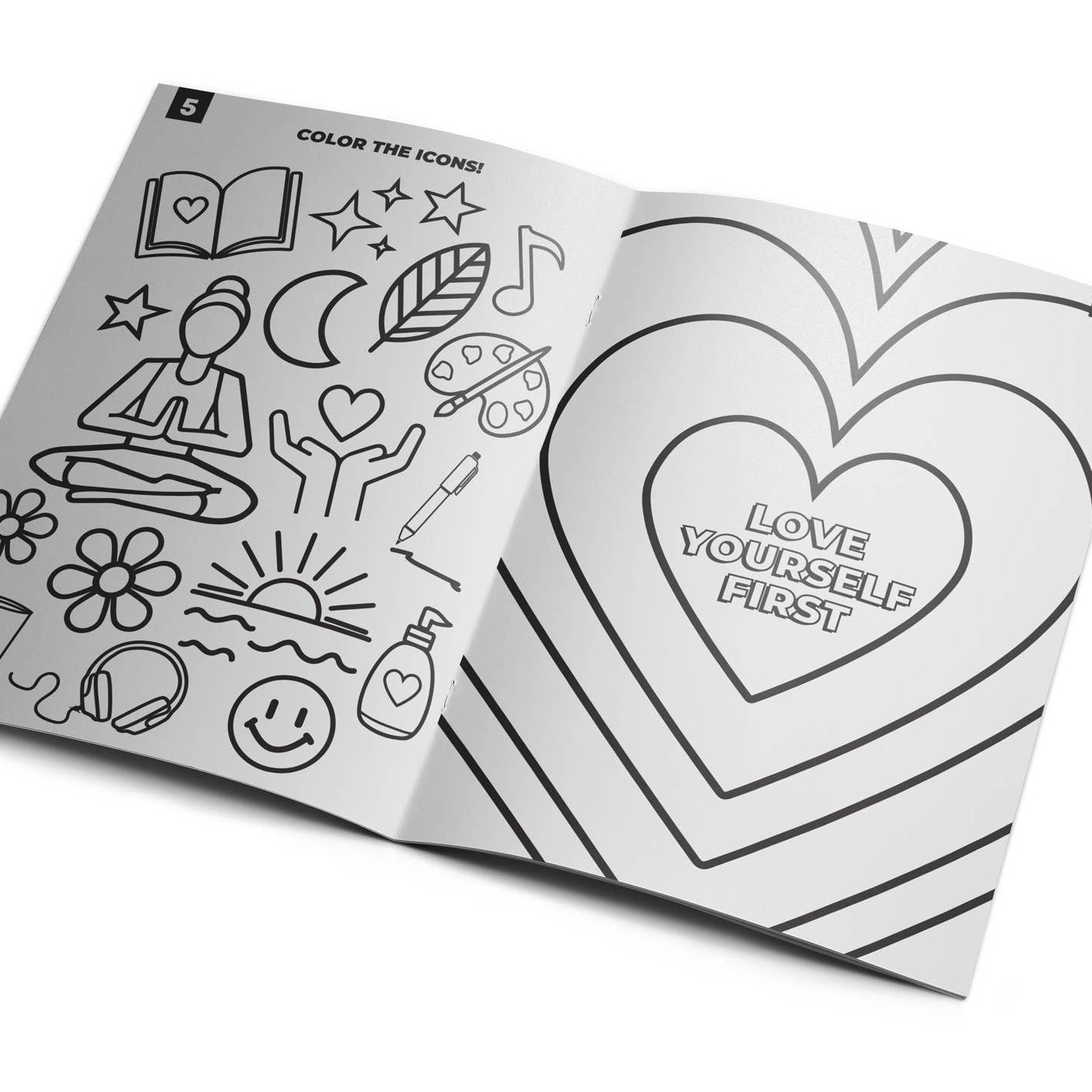Self-Care Coloring Activity Book