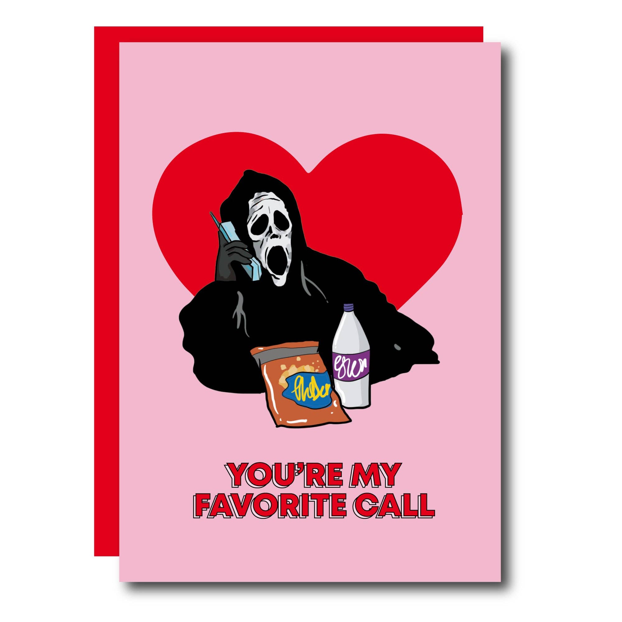 Ghostface greeting card "You're my Favorite Call"