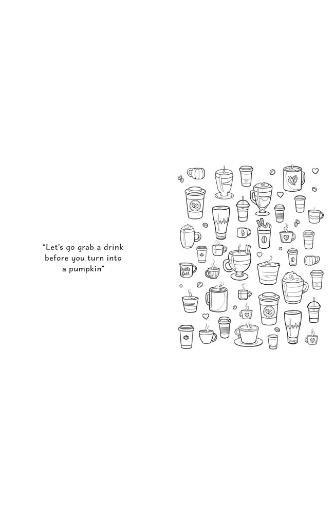 The Pumpkin Spice Café Coloring Book (Dream Harbor), Laurie Gilmore - ENG