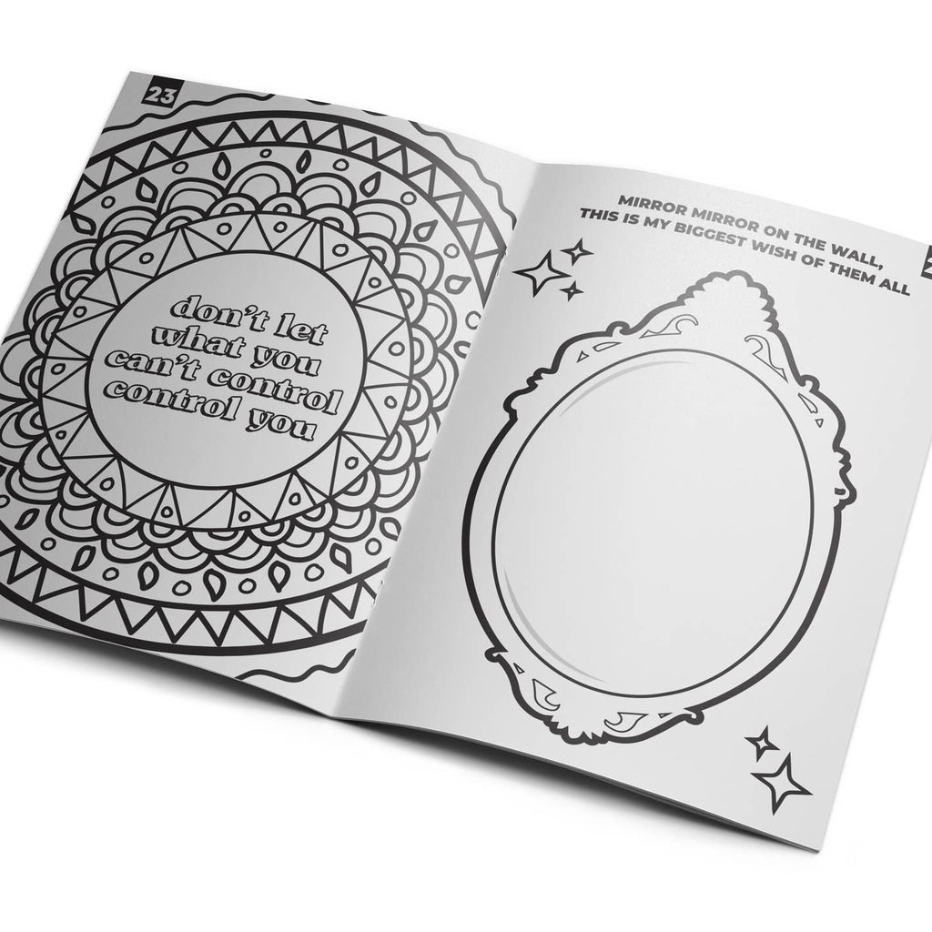 Self-Care Coloring Activity Book