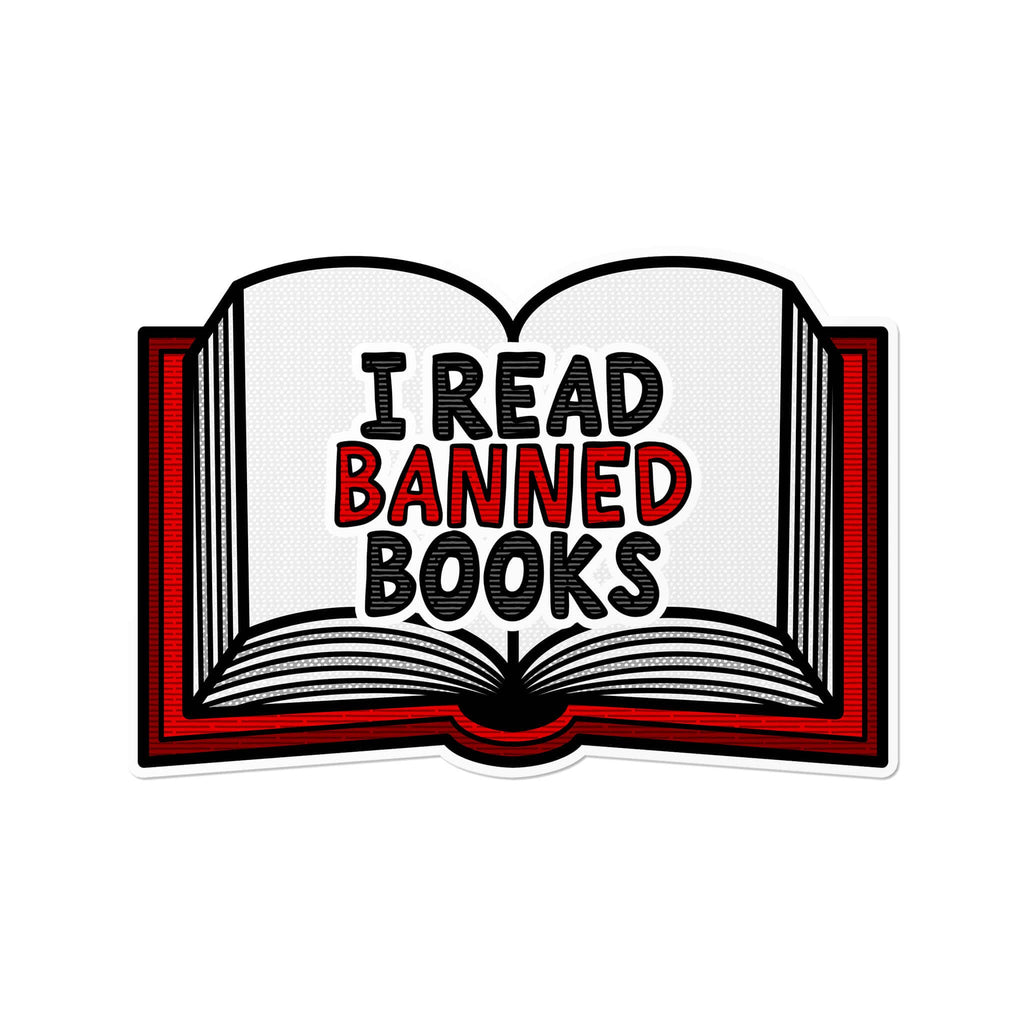 Stickers - "I read banned books"