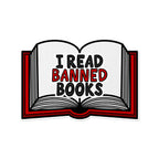 Stickers - "I read banned books"