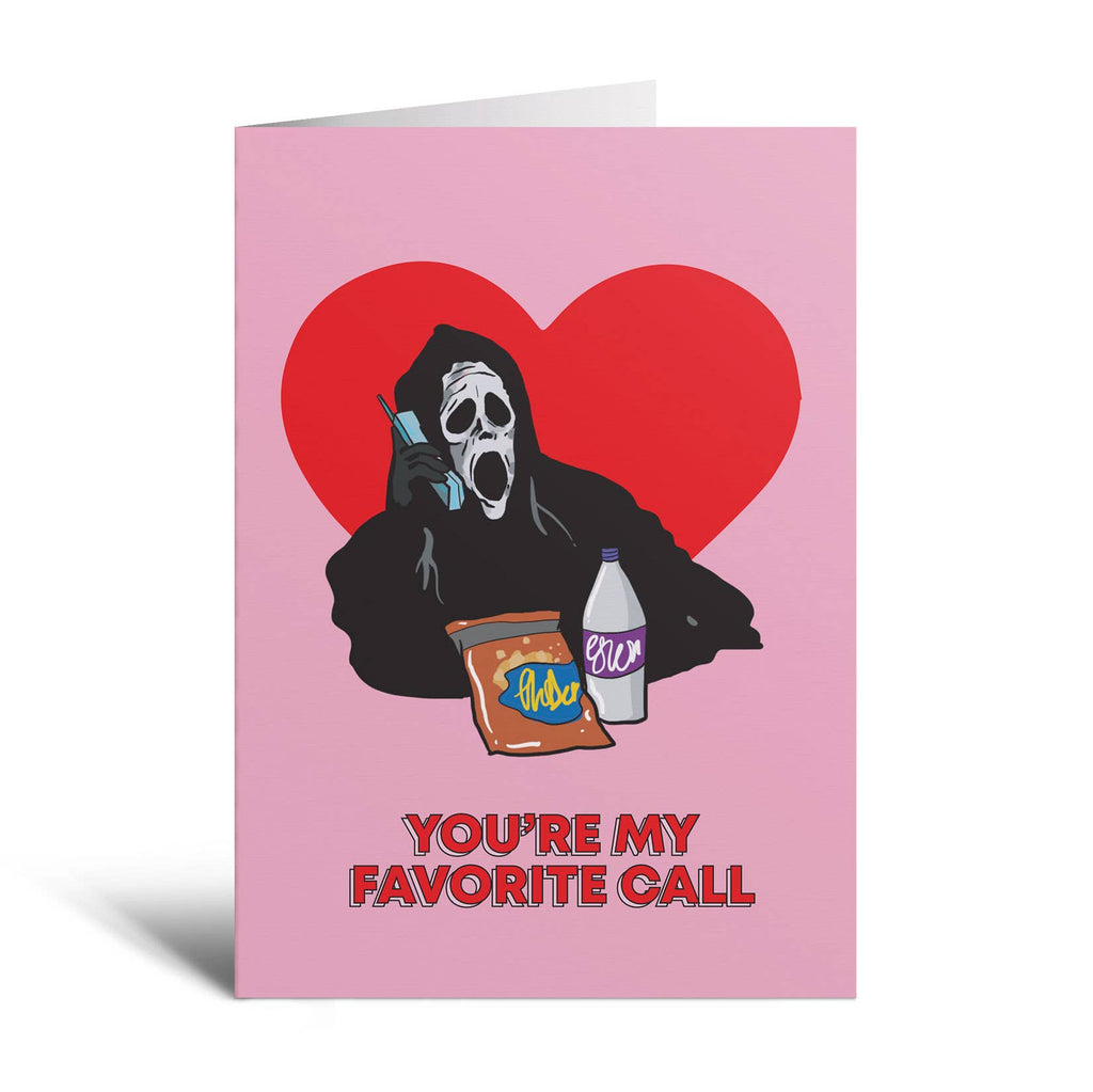 Ghostface greeting card "You're my Favorite Call"