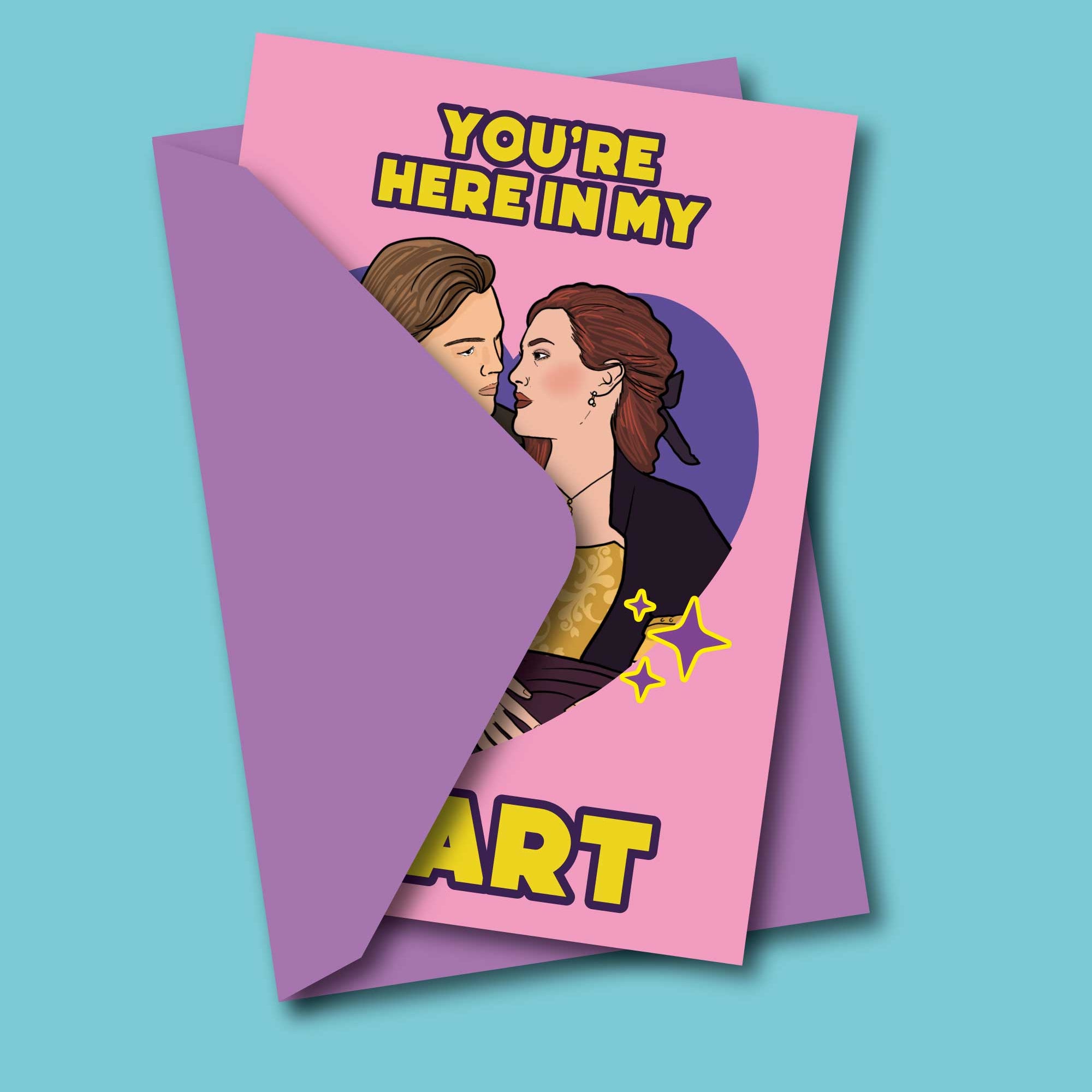 Carte de vœux "Titanic - Rose & Jack"