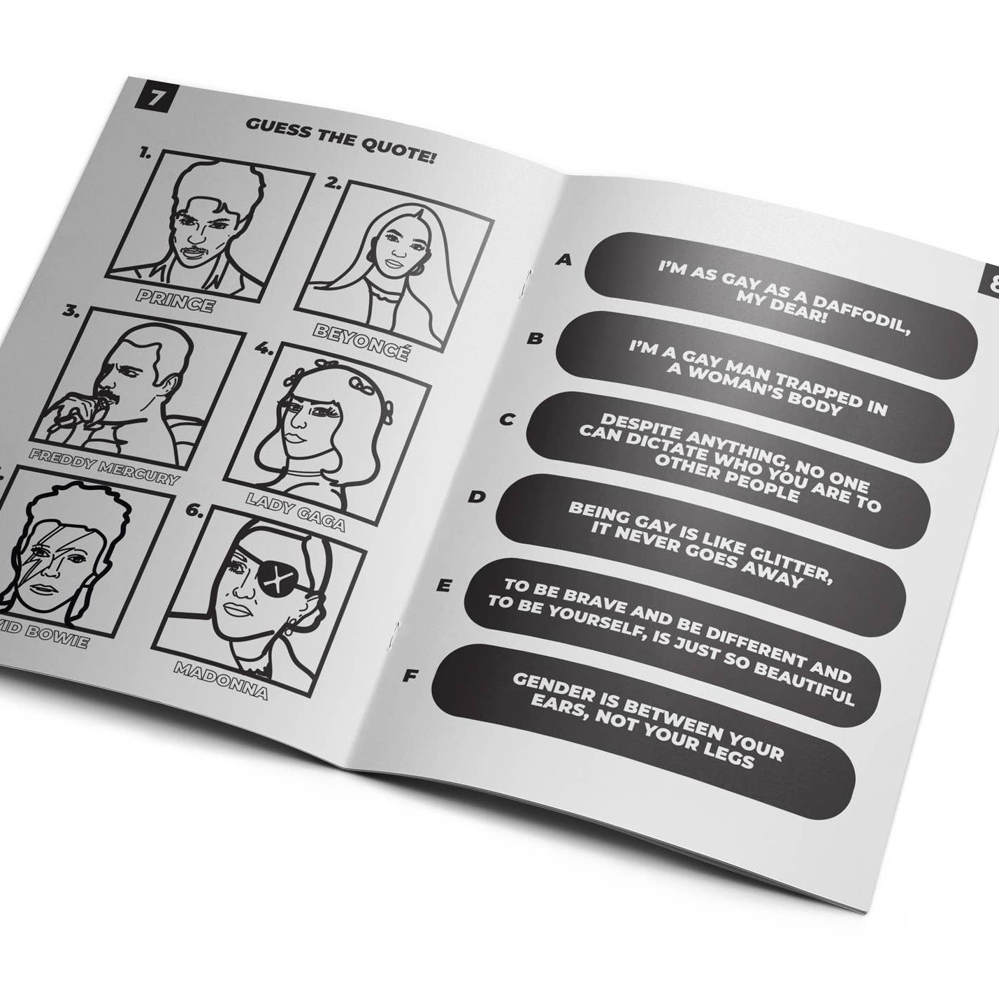 LGBTQ+ Queer Activity Coloring Book