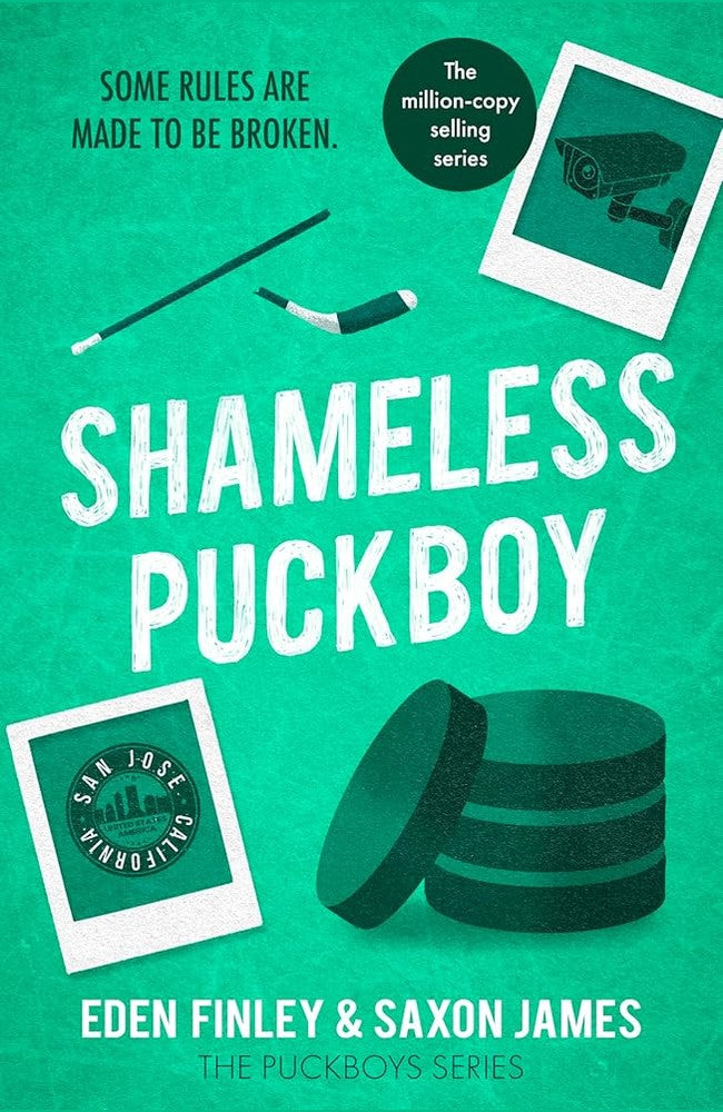 Shameless Puckboy: The ice-meltingly hot forbidden enemies to lovers ice hockey romance cover image