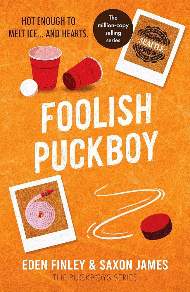 Foolish Puckboy: A steamy baby gay, firefighter hockey player romance cover image