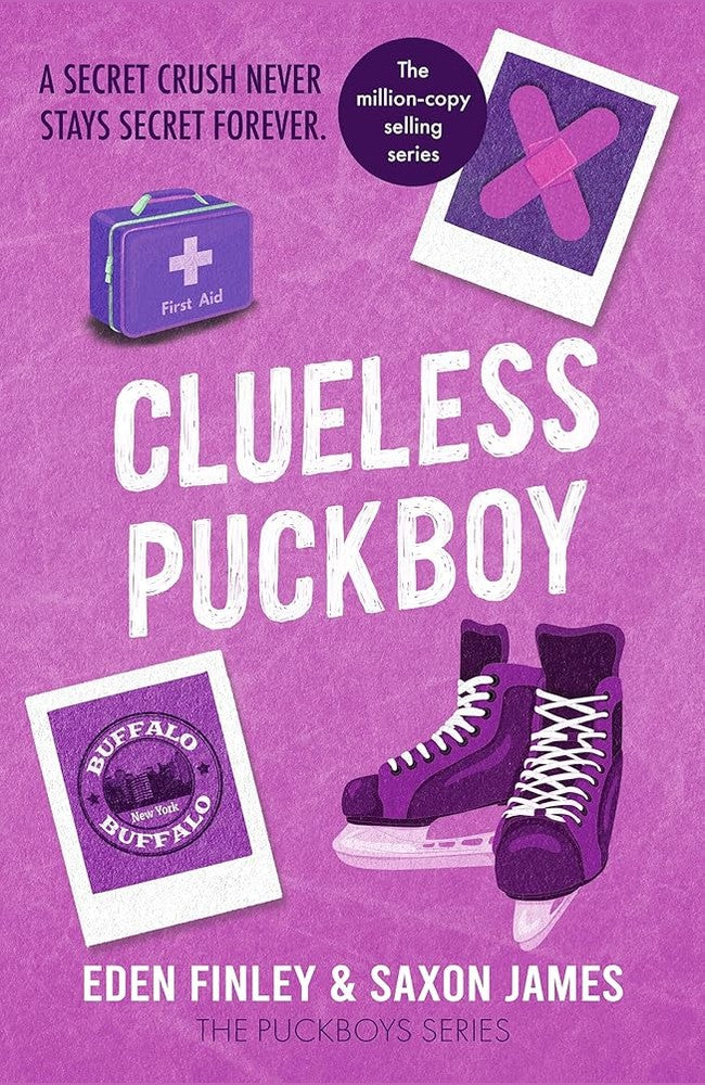 Clueless Puckboy: A forbidden coach player, age gap, ice hockey romance cover image