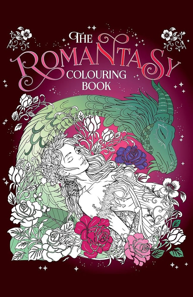 The Romantasy Colouring Book: A Fantastical Journey of Colour and Creativity cover image