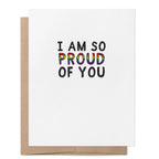 Greeting card - I am so proud of you