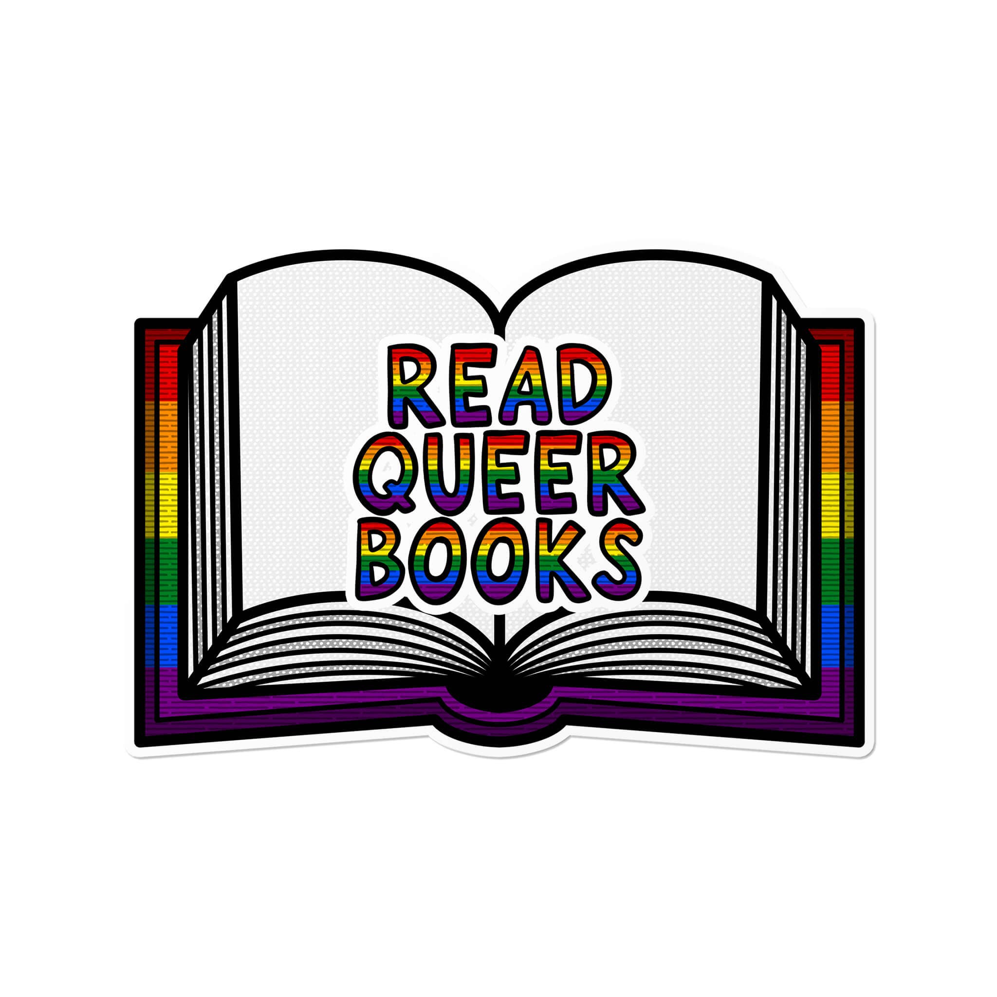 Sticker - "Read Queer books"