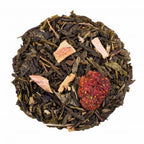 Strawberry-rhubarb flavored "Alice in Wonderland" green tea