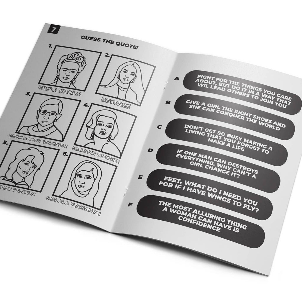 Livre de coloriage d'activités ICONIC WOMEN