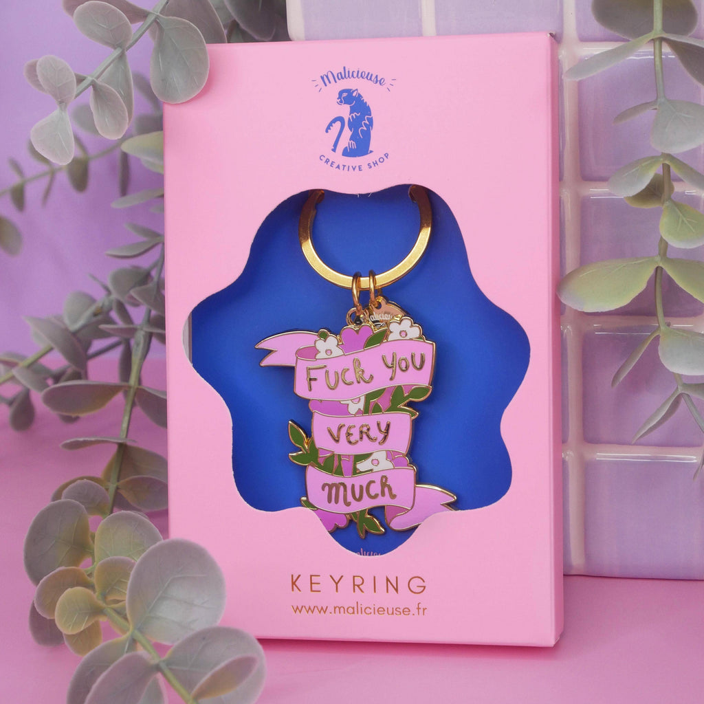 Keychain - "F*ck you very much"