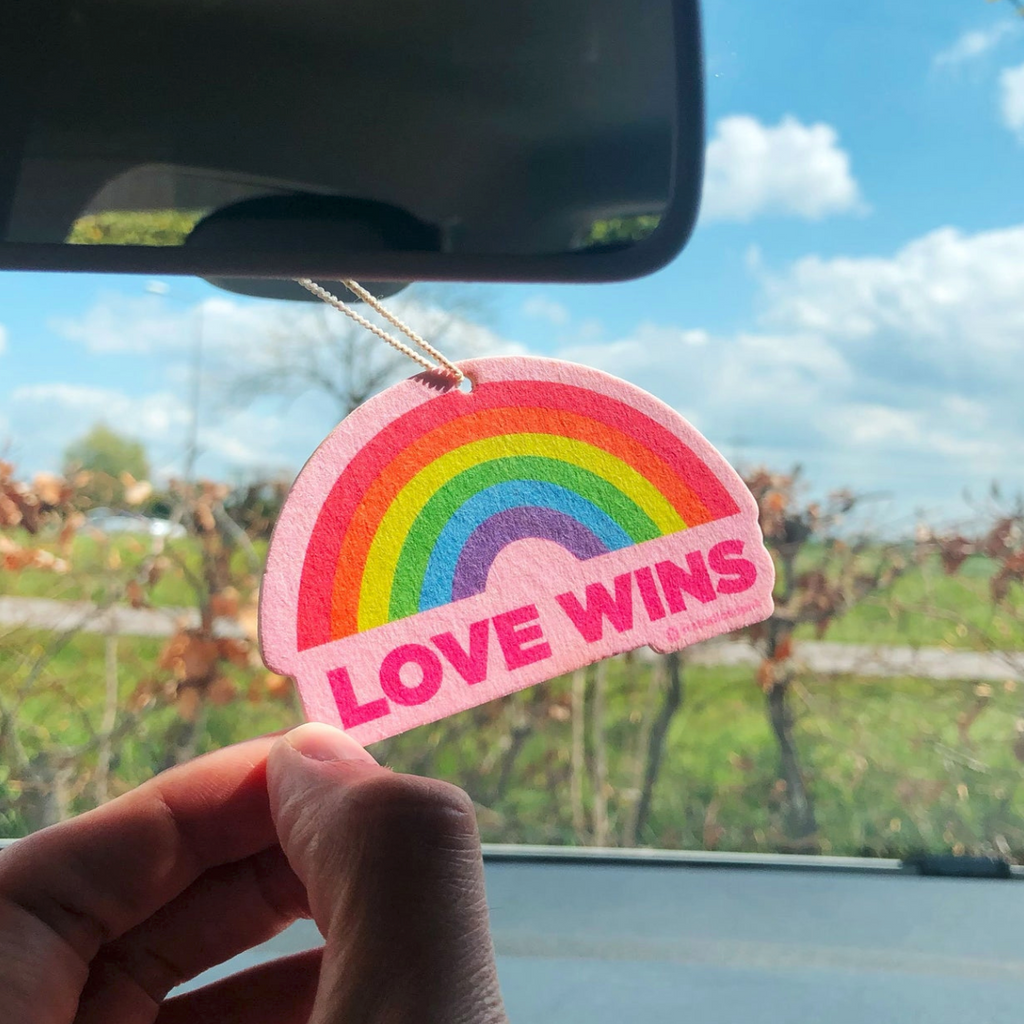 Désodorisant "LOVE WINS" LGBTQ+