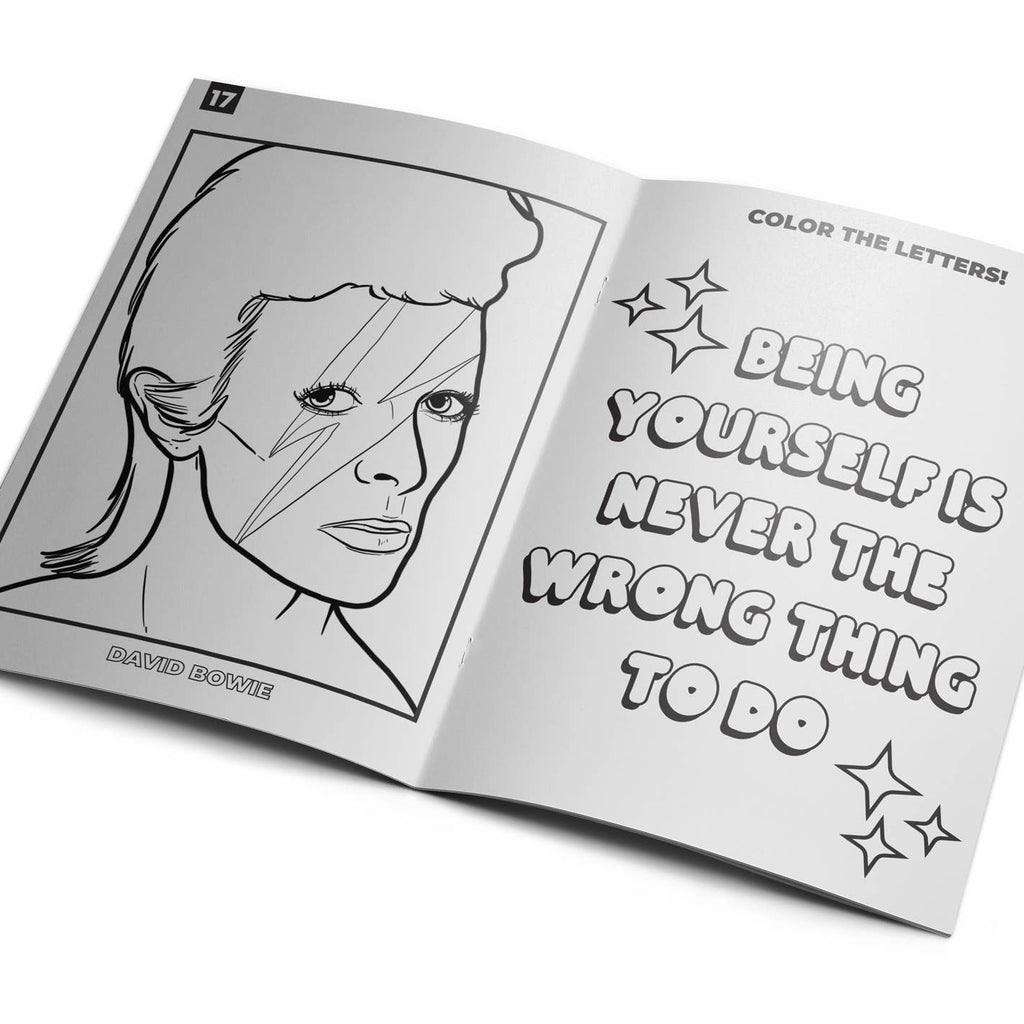 LGBTQ+ Queer Activity Coloring Book