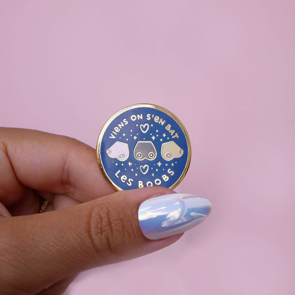 Pin's - "Viens on s'en bat les Boob"